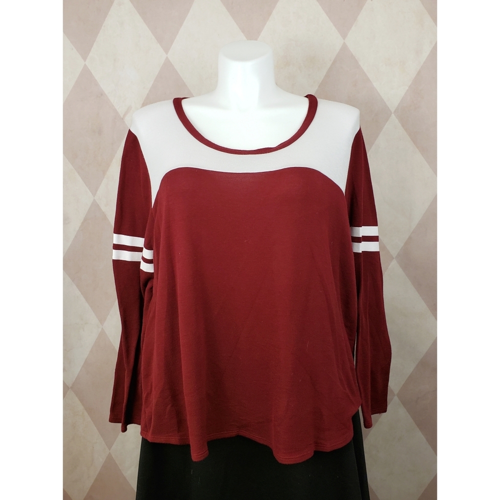 Rue21 | Red + White Baseball Tee